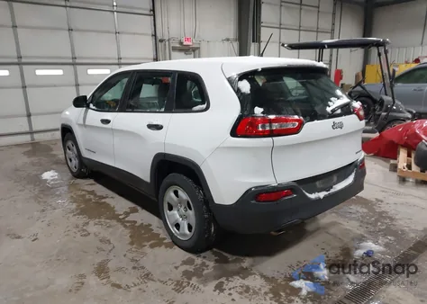 2017 Jeep Cherokee Sport Fwd из США, поврежденный, VIN 1C4PJLAB6HW535615